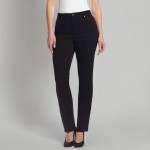 Gloria Vanderbilt Womens Amanda Classic High Rise Tapered Jean Plus Size