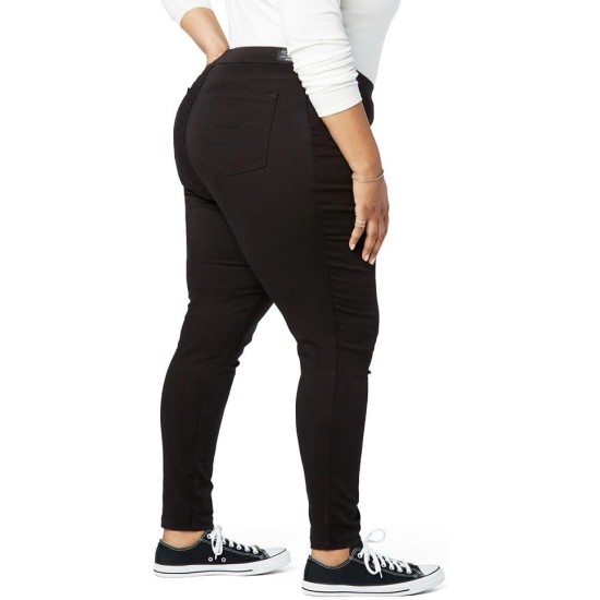 Levi Strauss Signature Gold Women's Totally Shaping Ultimate Pull-on Skinny Jean Pants Mid-Rise Stretch Denim