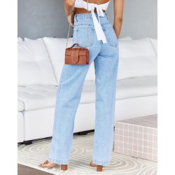 Cicy Bell Women's High Waisted Jeans Boyfriend Baggy Straight Leg Casual Denim Pants with Pockets Cicy Bell Women's High Waisted Jeans Boyfriend Baggy Straight Leg Casual Denim Pants with Pockets