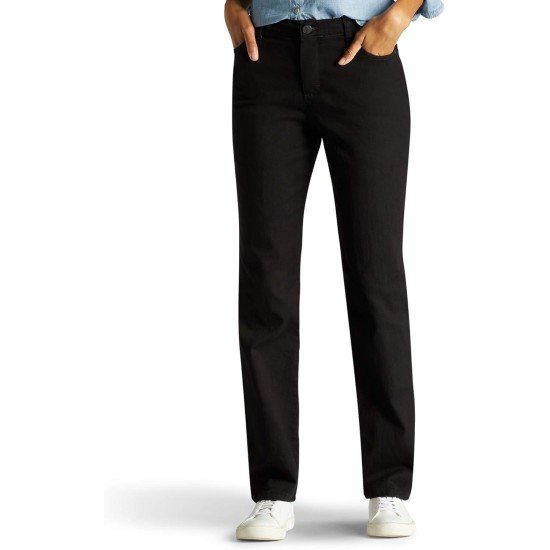 Lee Women's Instantly Slims Classic Relaxed Fit Monroe Straight Leg Jean