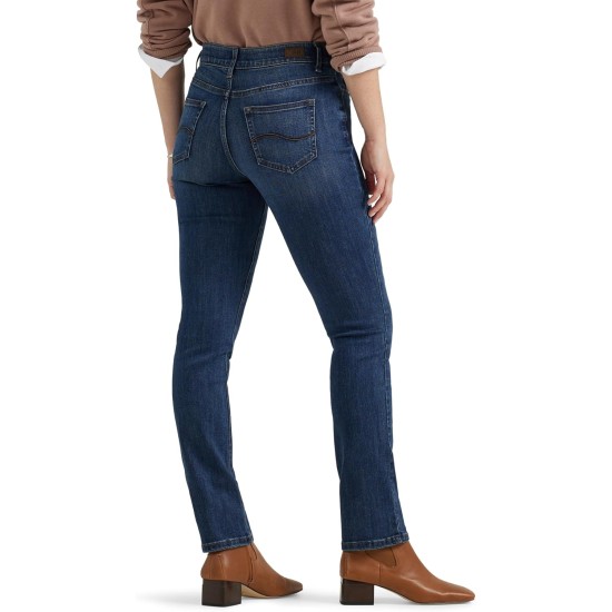 Lee Womens Ultra Lux Comfort with Flex Motion Straight Leg Jean