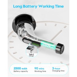 Electric Spin Scrubber for Cleaning Bathroom: Cordless Power Shower Scrubber - Electric Cleaning Brush for Tile Tub