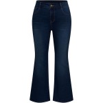 Hanna Nikole Women's Plus Size Wide Flared Jeans High Waisted Stretchy Bell Bottom Denim Jeans (Standard and Plus)