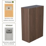 6-Cube Storage Shelf Bookcase - Wooden 3-Tier Floor Standing Open Bookshelf for Home and Office, Cuby Orgainzer, Walnut