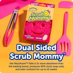 Scrub Daddy 6 Scrub Mommy Kitchen Sponges & 1 Daddy Caddy Sponge Holder - Scratch-Free for Dishes & Multipurpose Cleaning - BPA Free & Made with Polymer Foam - Stain & Odor Resistant Scrub Daddy 6 Scrub Mommy Kitchen Sponges & 1 Daddy Caddy Sponge Holder - Scratch-Free for Dishes & Multipurpose Cleaning - BPA Free & Made with Polymer Foam - Stain & Odor Resistant