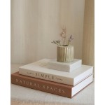 Beautiful Decorative Books - Set of 2 Boxes Enhance Your Coffee Table, Bookshelf or Mantel Shelf Decor - Aesthetic Fake/Faux Books for Modern Home Decoration, Photo Storage and as a Keepsake Box