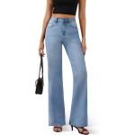 FLYING BANANA Women's Wide Leg Jeans High Waisted Strechy Jeans