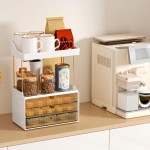 3 Large Drawers Makeup Organizer - 5 Tier Bathroom Counter Organizers and Storage, Versatile Perfume Vanity Organizer, Ideal for Cosmetic, Large Skincare, Face Mask, Office Supplies, Amber 3 Large Drawers Makeup Organizer - 5 Tier Bathroom Counter Organizers and Storage, Versatile Perfume Vanity Organizer, Ideal for Cosmetic, Large Skincare, Face Mask, Office Supplies, Amber