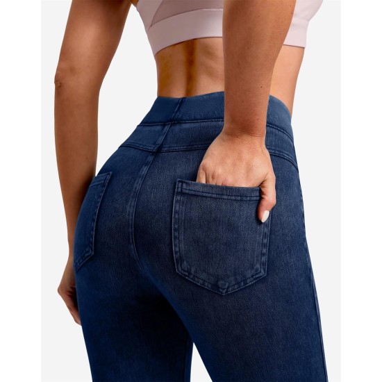 Rammus Jeggings Pull on Stretchy Jeans for Women High Waisted Skinny Jean Leggings Tummy Control Denim Pants with Pockets Rammus Jeggings Pull on Stretchy Jeans for Women High Waisted Skinny Jean Leggings Tummy Control Denim Pants with Pockets