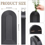 2 Pack Wooden Wall Vase Set - Brown Finish Modern Farmhouse & Boho Wall Decor for Entryway, Hallway, Bathroom, Living Room, Dining Room, Narrow Spaces 2 Pack Wooden Wall Vase Set - Brown Finish Modern Farmhouse & Boho Wall Decor for Entryway, Hallway, Bathroom, Living Room, Dining Room, Narrow Spaces