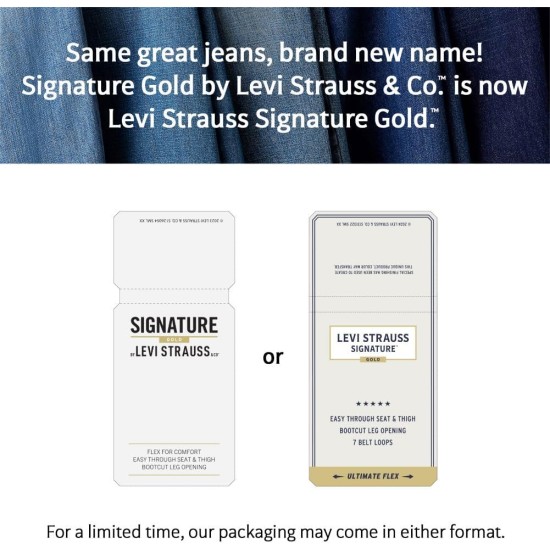 Levi Strauss Signature Gold Womens Modern Bootcut Jeans Mid-Rise Stretch Denim (Also Available in Plus)