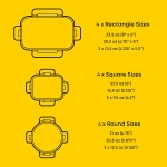 JoyJolt 24pc Borosilicate Glass Storage Containers with Lids | 12 Airtight/Freezer Safe Food Storage Containers for Pantry and Kitchen | Meal Prep Container for Lunch | Glass Tupperware Set