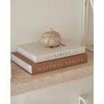 Beautiful Decorative Books - Set of 2 Boxes Enhance Your Coffee Table, Bookshelf or Mantel Shelf Decor - Aesthetic Fake/Faux Books for Modern Home Decoration, Photo Storage and as a Keepsake Box