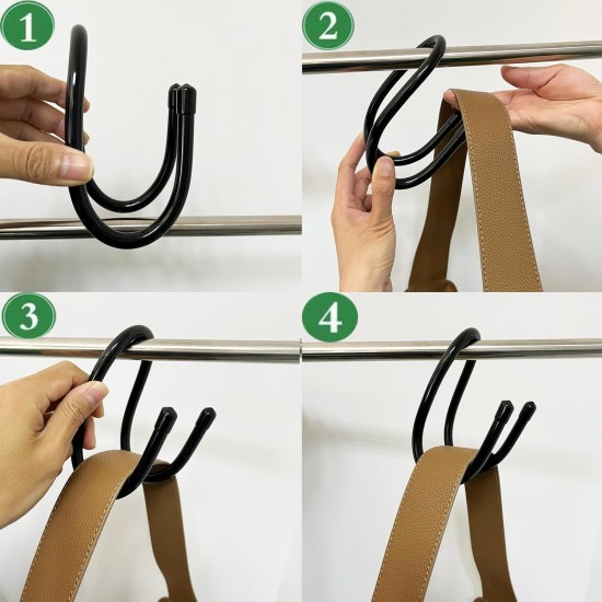2 Pack Backpack Hanger for Closet, Strong Bag Hanger Purse Organizer Hooks, Large Closet Hooks for Hanging Handbags,Belts,Hat,Laptop Backpack,Jeans,Travel Bag - Hold Up 20 Lbs 2 Pack Backpack Hanger for Closet, Strong Bag Hanger Purse Organizer Hooks, Large Closet Hooks for Hanging Handbags,Belts,Hat,Laptop Backpack,Jeans,Travel Bag - Hold Up 20 Lbs