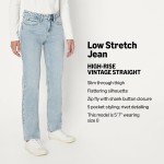 Amazon Essentials Women's High-Rise Straight Leg Jean
