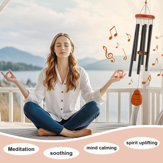 Sister Birthday Gifts, Sister Gifts for Birthday, Valentines Day, Galentines, Mothers Day, Thanksgiving, Christmas, 32 Inch Wind Chimes Gift for Home Decor