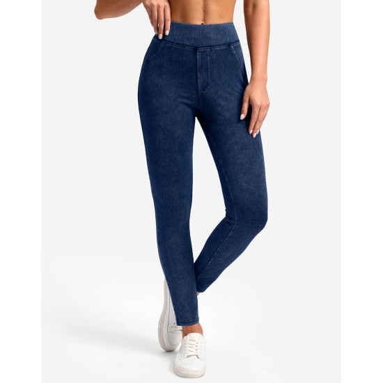 Rammus Jeggings Pull on Stretchy Jeans for Women High Waisted Skinny Jean Leggings Tummy Control Denim Pants with Pockets Rammus Jeggings Pull on Stretchy Jeans for Women High Waisted Skinny Jean Leggings Tummy Control Denim Pants with Pockets