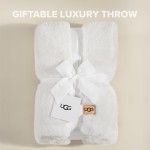 UGG Euphoria Faux Fur Throw Blanket, Warm Fluffy for Couch or Bed, Luxury Bedroom Decor, Blankets, Machine Washable, 50-inch x 70-inch, White Snow UGG Euphoria Faux Fur Throw Blanket, Warm Fluffy for Couch or Bed, Luxury Bedroom Decor, Blankets, Machine Washable, 50-inch x 70-inch, White Snow
