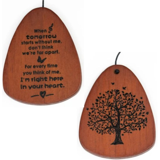 The Wind Chime CO Memorial Wind Chimes, Sympathy Wind Chimes Gift for The Loss of A Loved one, Home Decor Outdoor Garden, Soothing Melodic Tones with Mute Option.