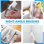 14Pcs Crevice Cleaning Brush Set, V Shape Grout Cleaner Brush for Deep Cleaning Gap, Hard Bristle Scrub Brushes Tools, Cleaning Supplies for Household Use, Bathroom, Kitchen, Toilet, Window 14Pcs Crevice Cleaning Brush Set, V Shape Grout Cleaner Brush for Deep Cleaning Gap, Hard Bristle Scrub Brushes Tools, Cleaning Supplies for Household Use, Bathroom, Kitchen, Toilet, Window
