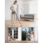 Steam Mop for Floor Cleaning, Heavy Duty All-in-One Steam Cleaner for Home with Detachable Handheld Steamer, for Hardwood, Tile, Walls, Grout, Windows, Furniture and Decks