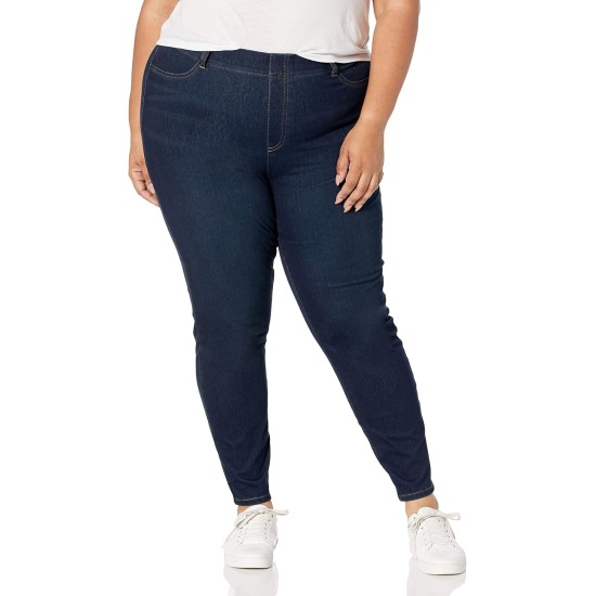 Amazon Essentials Women's Pull-On Mid Rise Stretchy Knit Jegging (Available in Plus Size) Amazon Essentials Women's Pull-On Mid Rise Stretchy Knit Jegging (Available in Plus Size)
