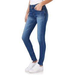 WallFlower Women's Ultra Fit Mid-Rise Insta Soft Denim Juniors Jeans (Also Available in Plus Sizes)