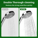 Shower Head Cleaner Tool Set, Multi-Size Shower Head Cleaning Brush for Small Hole Anti-Clogging Nozzle with Storage Boxes, Picks Fitting Nozzle Unclogger for Household Bathroom (30 Pcs)