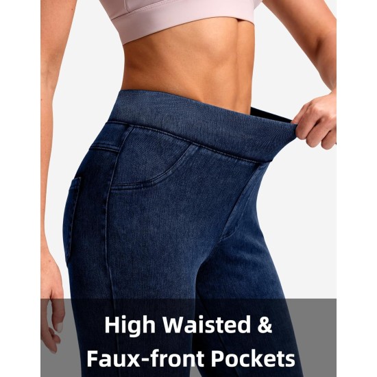 Rammus Jeggings Pull on Stretchy Jeans for Women High Waisted Skinny Jean Leggings Tummy Control Denim Pants with Pockets Rammus Jeggings Pull on Stretchy Jeans for Women High Waisted Skinny Jean Leggings Tummy Control Denim Pants with Pockets