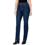 Gloria Vanderbilt Womens Amanda Classic High Rise Tapered Jean Petite