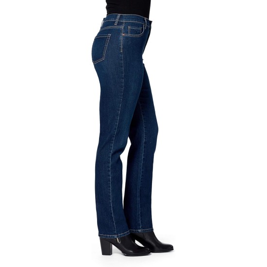 Gloria Vanderbilt Womens Amanda Classic High Rise Tapered Jean Petite