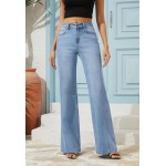 FLYING BANANA Women's Wide Leg Jeans High Waisted Strechy Jeans