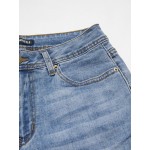 Flamingals Women's Bell Bottom Jeans Flared Ripped Stretchy Mid Rise Cut Out Distressed Denim Bootcut Jeans