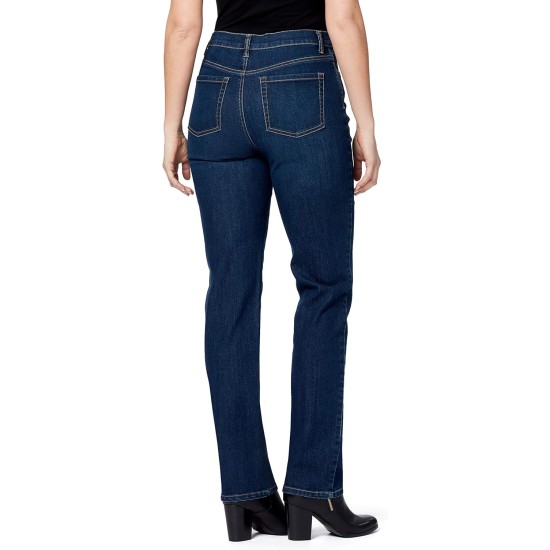 Gloria Vanderbilt Womens Amanda Classic High Rise Tapered Jean Petite