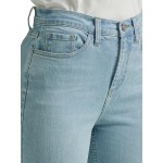 Lee Women's Legendary Mom Jean in One Tone, High Rise, Straight Leg, Size S