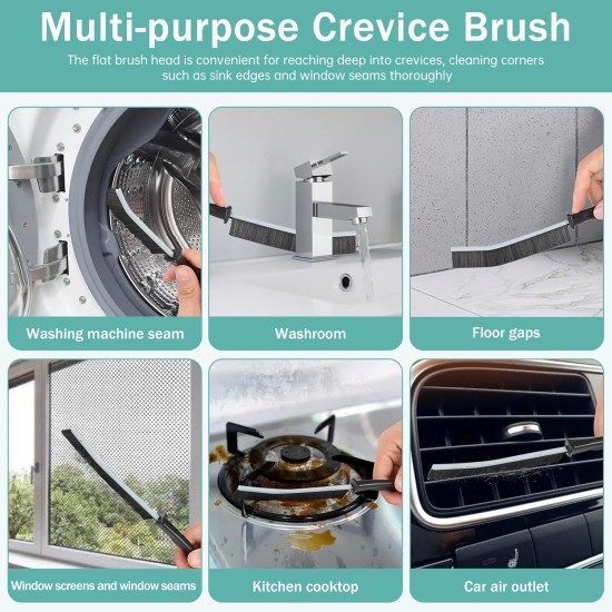 Crevice Cleaning Brush,Hard-Bristled Grout Brush,2026 New Multifunctional Gap Cleaning Brush Tool,Dead Corners Brushes for Bathroom Kitchen Tiles Window Door Slots,3pcs Crevice Cleaning Brush,Hard-Bristled Grout Brush,2026 New Multifunctional Gap Cleaning Brush Tool,Dead Corners Brushes for Bathroom Kitchen Tiles Window Door Slots,3pcs