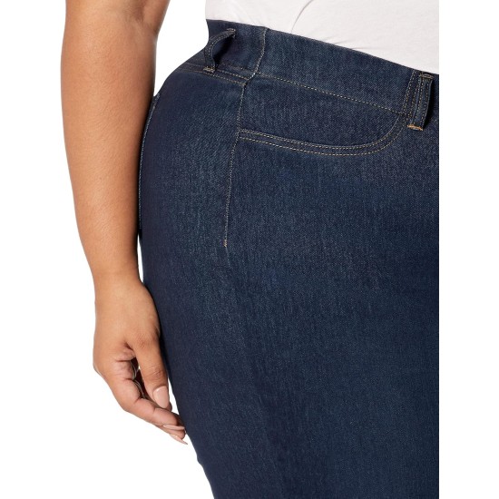 Amazon Essentials Women's Pull-On Mid Rise Stretchy Knit Jegging (Available in Plus Size) Amazon Essentials Women's Pull-On Mid Rise Stretchy Knit Jegging (Available in Plus Size)