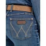 Wrangler Women's Cash Mid Rise Vented Hem Ultimate Riding Jean