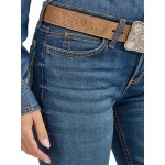 Wrangler Women's Cash Mid Rise Vented Hem Ultimate Riding Jean