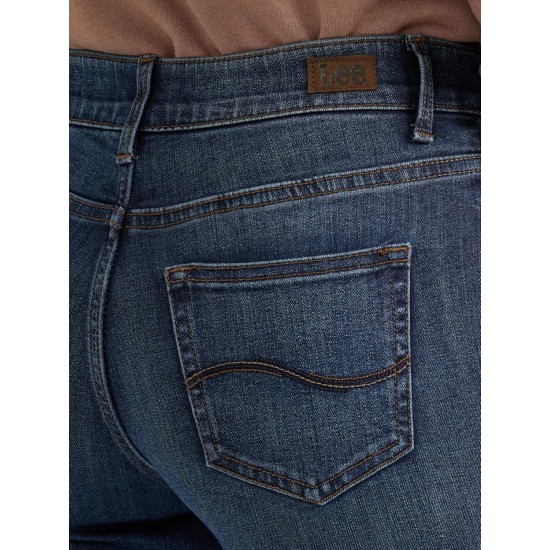 Lee Womens Ultra Lux Comfort with Flex Motion Straight Leg Jean
